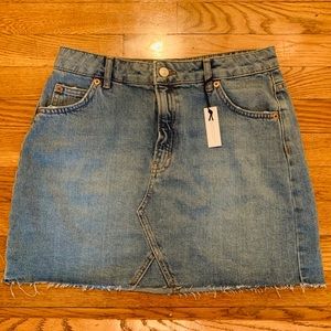 Topshop MOTO Mini Denim Skirt
